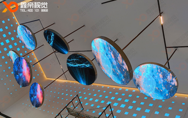 中國萬科集團(tuán)LED圓形屏項目