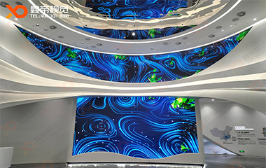 湖南規(guī)劃展示館數(shù)字化創(chuàng)意LED顯示項目
