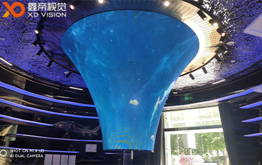北京天下一品LED喇叭屏項目
