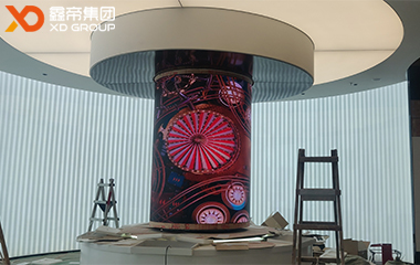 汕頭立汕智造P1.5圓柱LED屏項目