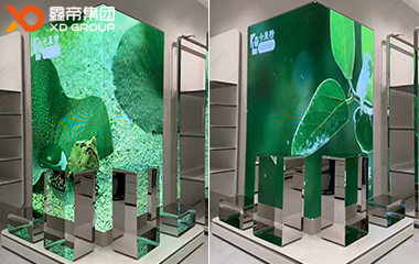 泰國裸眼3D轉(zhuǎn)角LED屏項目