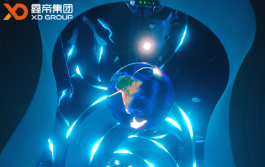 南京德基廣場機(jī)遇時空LED球形屏項目